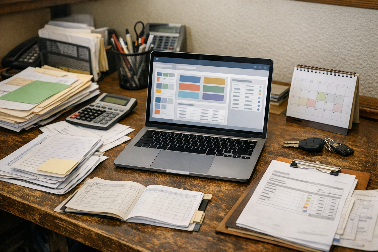 small business owner using MacBook AI employee for tool integration